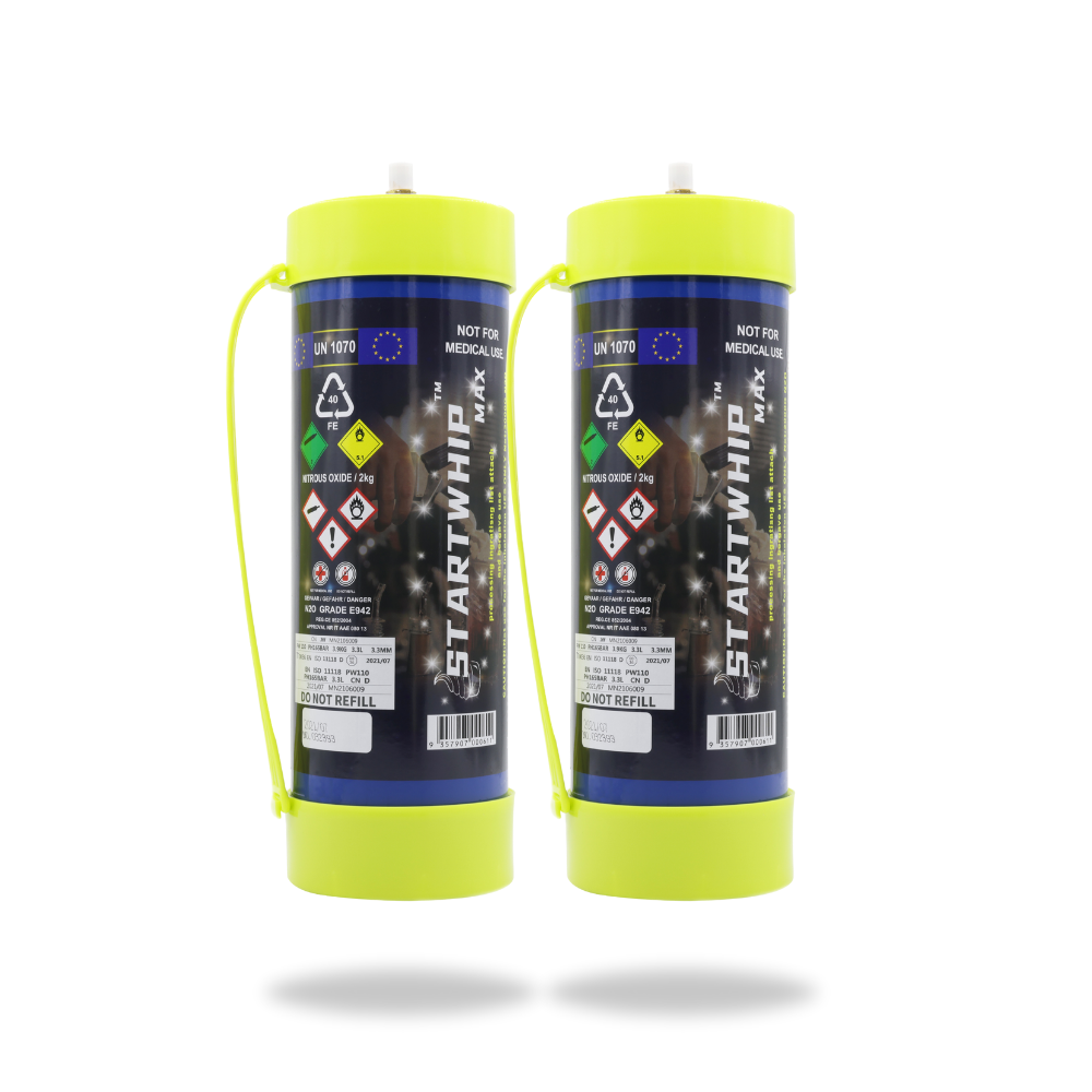 ML - Startwhip Max 3.3L XL Cream Chargers N2O + Nozzles