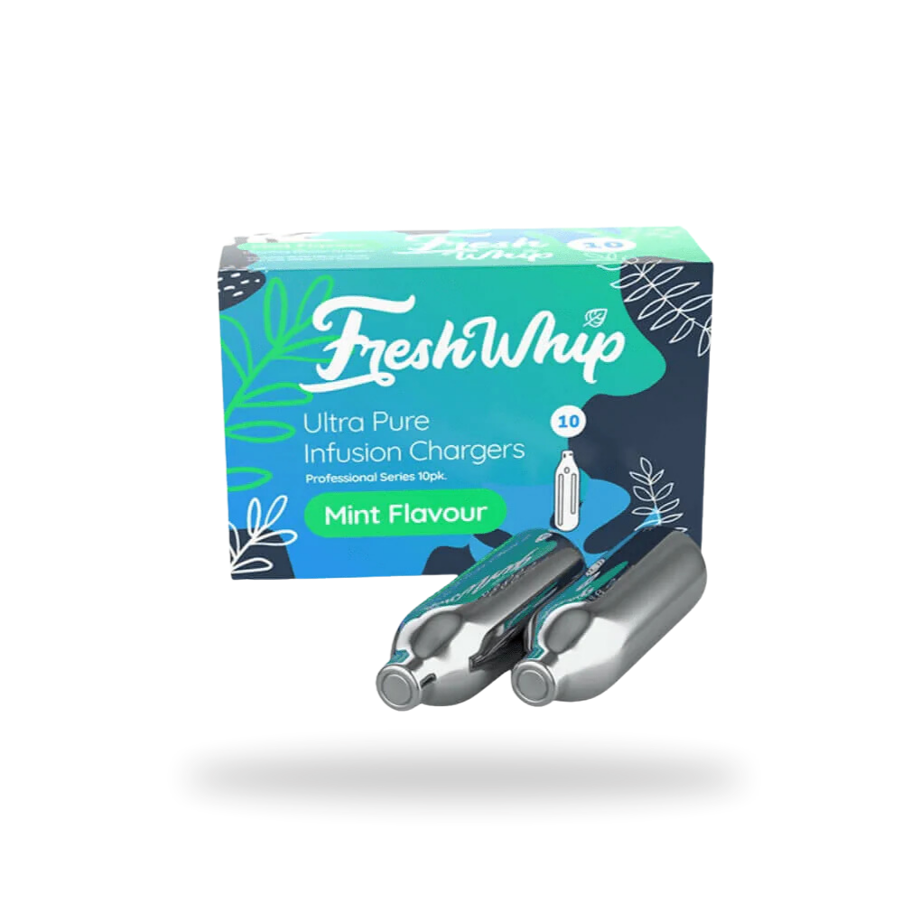 FreshWhip Mint Flavor Whipped 8.2g Cream Chargers – Pure N2O