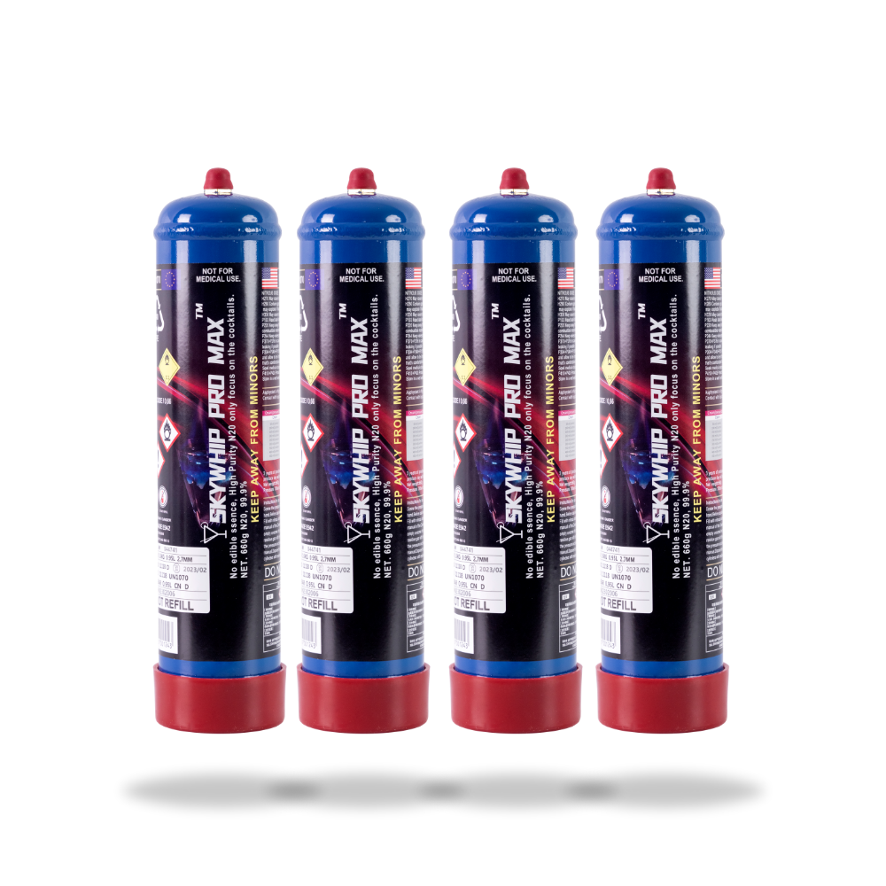 PM - Skywhip Pro Max 660g Cream Chargers N2O + Nozzles