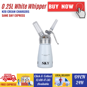 1 x 0.25l white whipper