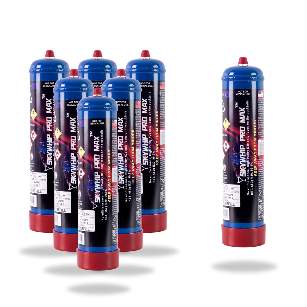 PM - Skywhip Pro Max 660g Cream Chargers N2O + Nozzles